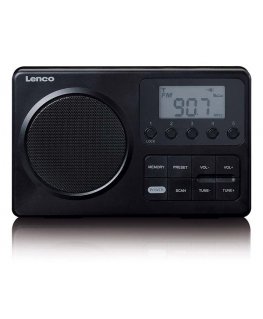 Lenco MPR-035BK Kaasaskantav Analoog ja digitaal Must