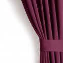 AmeliaHome WILD Night Curtain, 140x250 cm, rings, color: white, black, gray AmeliaHome WILD Night Curtain, 140x250 cm, rings, color: white, black, gray