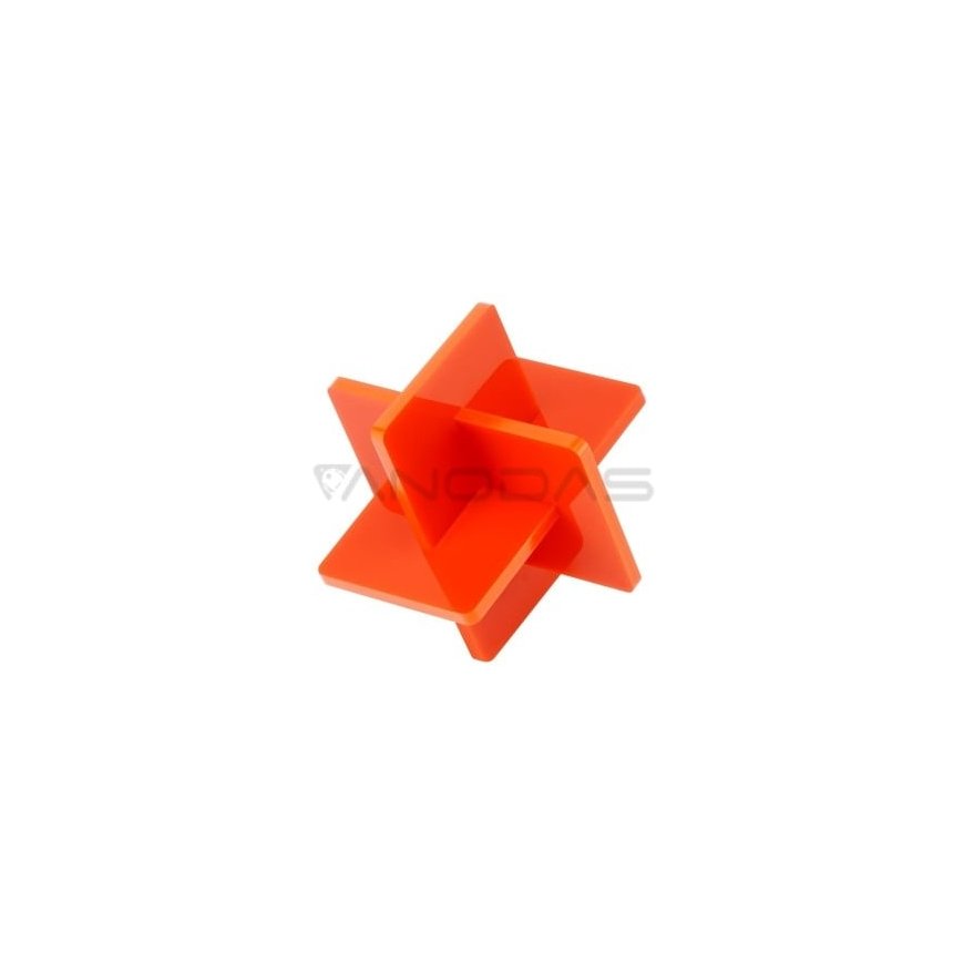 Akrila plāksne - 3 mm - 300x300 mm Bambu Lab - Oranža - 3 gb