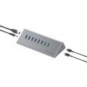 Conceptronic HUBBIES18G хаб-разветвитель USB 3.2 Gen 1 (3.1 Gen 1) Type-B 5000 Мбит/с Серый Conceptronic HUBBIES18G хаб-разветвитель USB 3.2 Gen 1 (3.1 Gen 1) Type-B 5000 Мбит/с Серый