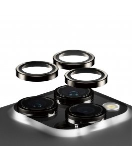 PanzerGlass ® Hoops® Metal Camera Lens Protector Black iPhone 15 Pro | 15 Pro Max Skaidri ekrano apsauga Apple 1 vnt