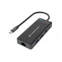 Conceptronic DONN14G kannettavien tietokoneiden telakka ja porttitoistin Langallinen USB 3.2 Gen 1 ( Conceptronic DONN14G kannettavien tietokoneiden telakka ja porttitoistin Langallinen USB 3.2 Gen 1 (
