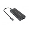 Conceptronic DONN14G dokstacija Vadu USB 3.2 Gen 1 (3.1 Gen 1) Type-C Pelēks Conceptronic DONN14G dokstacija Vadu USB 3.2 Gen 1 (3.1 Gen 1) Type-C Pelēks
