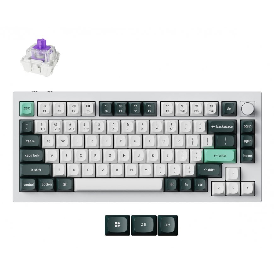 Keychron Q1 HE tastatūra Universāls USB