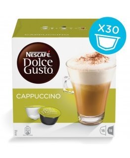 Nescafé Dolce Gusto Cappuccino Magnum Kafijas kapsula Tumši grauzdēta 30 pcs