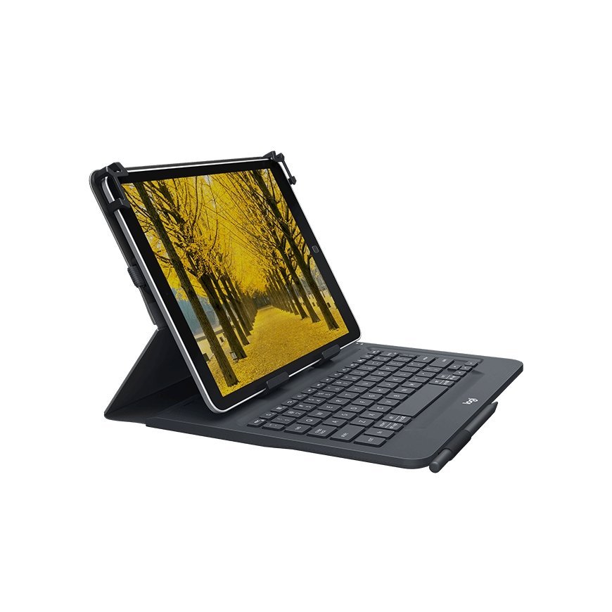 Logitech 920-008340 mobilo ierīču klaviatūra QWERTY Ziemeļvalstu Bluetooth sistēma Melns