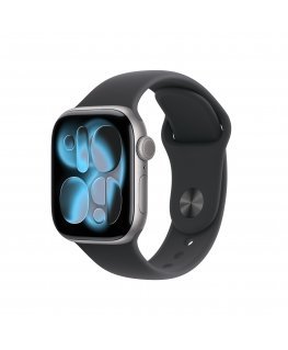 Apple Watch Series 11 GPS 42mm Space Grey Aluminium Case with Black Sport Band - S/M