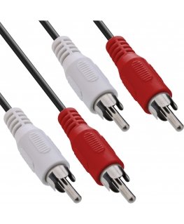 InLine 89931L audiokaapeli 20 m 2 x RCA musta