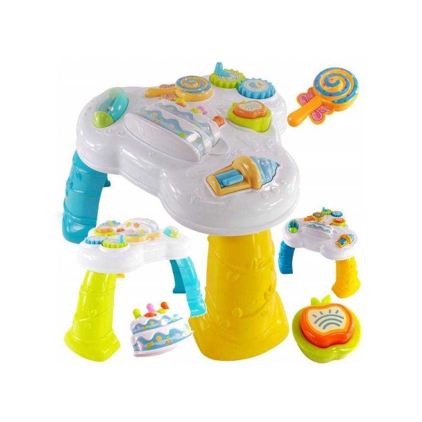 Lean Toys Opettavaiset syntymäpäiväjuhlapöydän herkut äänillä vauvoille – 2