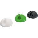 InLine Cable Rubber Clipper white green black 6pcs InLine Cable Rubber Clipper white green black 6pcs