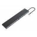 Conceptronic DONN32B sülearvuti dokk ja pordireplikaator Juhtmega ühendatud USB 3.2 Gen 1 (3.1 Gen 1