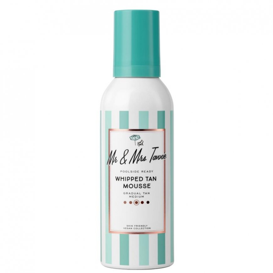 Mr & Mrs Tannie, keha vahustatud päevitus, aloe vera, niisutav, isepäevitav vaht, 200 ml – 2