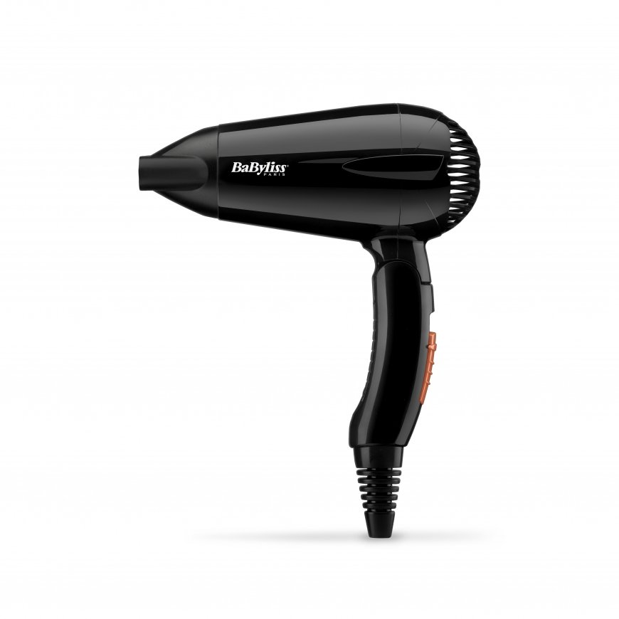 BaByliss Travel Dry 2000 plaukų džiovintuvas 2000 W Juoda