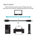 CLUB3D USB 3.1 Gen2 Type-C to Type-B Cable Male/Male, 1 M./ 3.3 Ft.