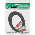 InLine 89935 аудио кабель 5 m 2 x RCA Черный InLine 89935 аудио кабель 5 m 2 x RCA Черный