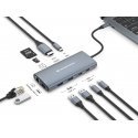 Conceptronic DONN06G knyginių kompiuterių dokas / jungčių replikatorius Vielinis USB 3.2 Gen 1 (3.1 Conceptronic DONN06G knyginių kompiuterių dokas / jungčių replikatorius Vielinis USB 3.2 Gen 1 (3.1