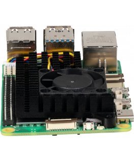 Joy-iT RB-HEATSINK5 development board-lisäosat Kuumasinkitty musta