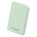 Verbatim Charge 'n' Go Essentials Magnetic Wireless Power Bank 10000 mAh Green Verbatim Charge 'n' Go Essentials Magnetic Wireless Power Bank 10000 mAh Green