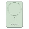 Verbatim Charge 'n' Go Essentials Magnetic Wireless Power Bank 10000 mAh Green Verbatim Charge 'n' Go Essentials Magnetic Wireless Power Bank 10000 mAh Green