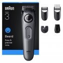 Braun BeardTrimmer 3 BT3560 habemetrimmer Patarei 40 2 cm Must, Hall Braun BeardTrimmer 3 BT3560 habemetrimmer Patarei 40 2 cm Must, Hall