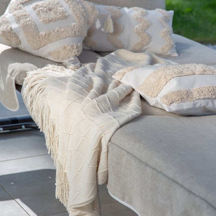 Myhome Alpaca Blanket Light Gray 127 x 152 cm MY HOME