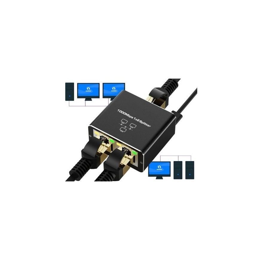Spacetronik RJ45 1–2 SP-LC22 Network Splitter