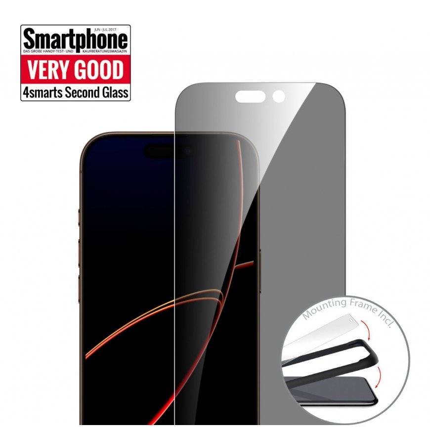 4smarts Second Glass Privacy Privatumo ekrano aspauga Apple 1 vnt – 3
