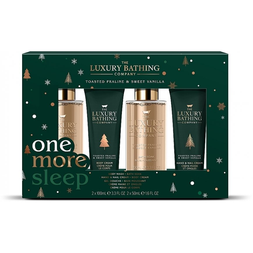 Набор для роскошной ванны в металлической коробке Praline & Vanilla, 4 шт. – 2