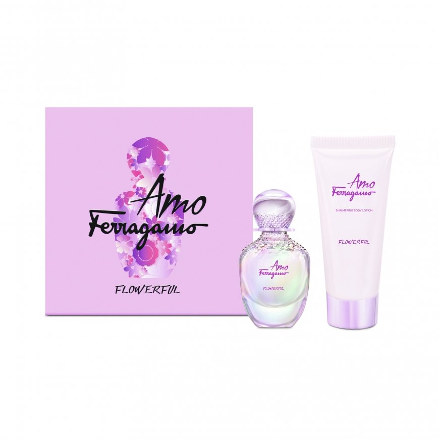 Salvatore Ferragamo Amo Flowerful Kit (50ml EDT+100ml BL)