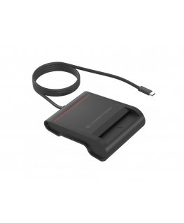 Conceptronic SCR01BC viedkaršu nolasītājs Iekštelpas USB USB Veids-C Melns