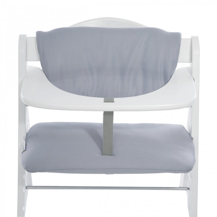 Hauck 2-piece highchair pad Подушка на стул для кормления Серый, Белый