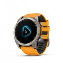 Garmin Fenix 8 3,56 cm (1.4") AMOLED 51 mm Digitāls 454 x 454 pikseļi Skārienjūtīgais ekrāns Titāns Garmin Fenix 8 3,56 cm (1.4") AMOLED 51 mm Digitāls 454 x 454 pikseļi Skārienjūtīgais ekrāns Titāns