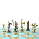 Chess Set - Manopoulos Walnut 40x40cm Staunton Weighted Pieces Chess Set - Manopoulos Walnut 40x40cm Staunton Weighted Pieces