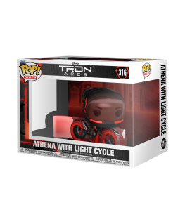 Funko POP figure Rides Disney Tron Ares Athena with Light Cycle