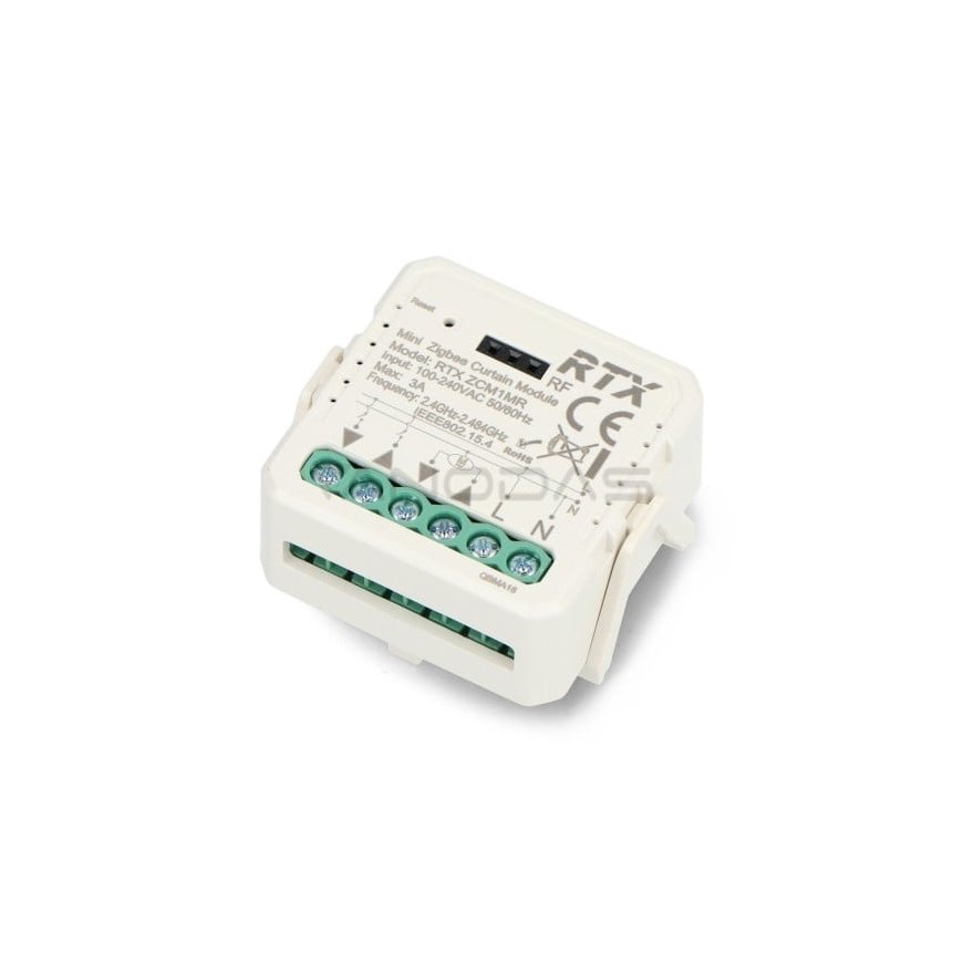 Tuya – sisäänrakennettu verhovalitsin ZigBee – Android/iOS sovellus – RTX ZCM1MR