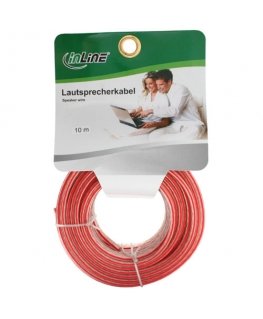 InLine 98210T audiokaapeli 10 m Kupari, Läpinäkyvä