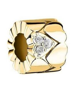 Morellato Heart-Shaped Gold-Plated Charm "Drops" SCZ1409