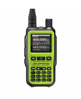 Kaasraadio Baofeng UV-5R EU MINI USB-C Bluetooth VHF UHF Lennuriba Roheline