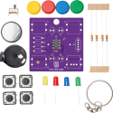 Soldered Reaktsioonide mäng - hariv litavimo komplekt - Attiny404 - Litatud 333139 Soldered Reaktsioonide mäng - hariv litavimo komplekt - Attiny404 - Litatud 333139