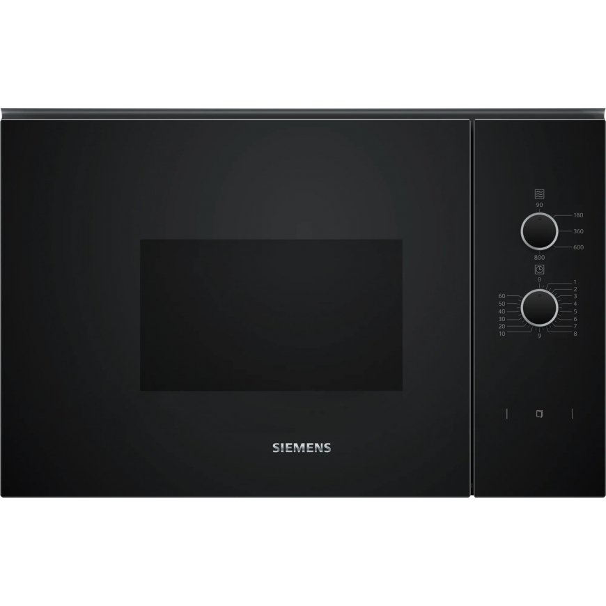 Siemens iQ300 BF520LMA1 mikroaaltouuni musta Solo-mikroaaltouuni Kiinteä 20 L 800 W