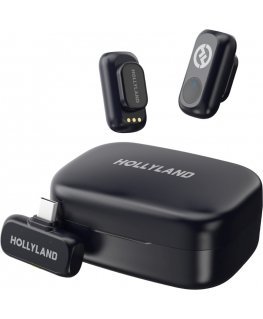 Hollyland LARK A1 Duo su USB-C RX + Įkrovimo dėklas mikrofonų sistema