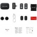 Hollyland LARK A1 Duo koos USB-C RX + laadimiskohvriga mikrofonisüsteem Hollyland LARK A1 Duo koos USB-C RX + laadimiskohvriga mikrofonisüsteem