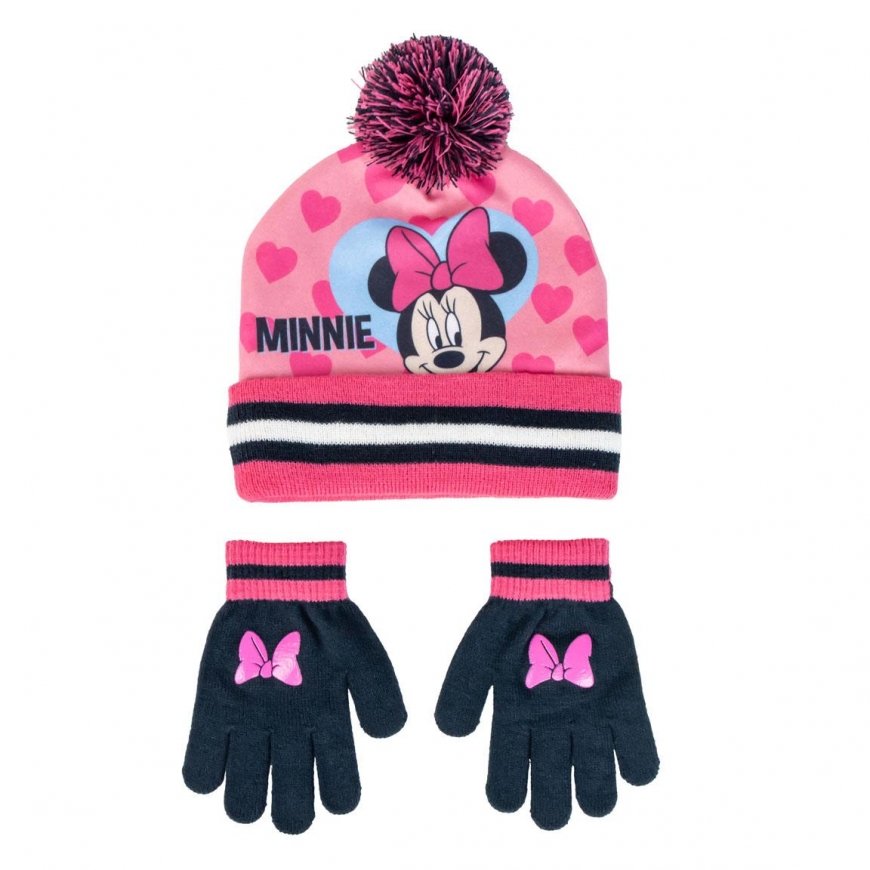 Matkustussetti CERDÁ Disney Minnie hattu ja hanskat