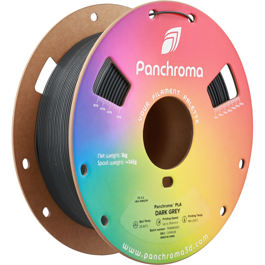 Polymaker Panchroma PLA 1.75mm 1kg - Dark Pilkas