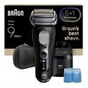 Braun Series 9 Pro+ 9660CC Skustuvas Apkarpymo mašinėlė Juoda, Sidabras Braun Series 9 Pro+ 9660CC Skustuvas Apkarpymo mašinėlė Juoda, Sidabras