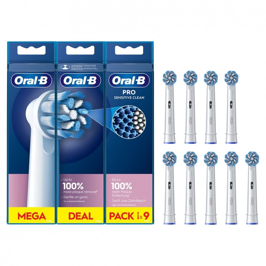 Oral-B Pro Sensitive Clean 9 kpl Valkoinen