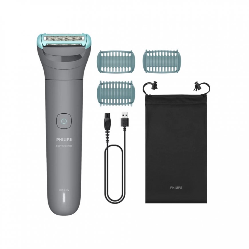 Philips BG3485/15 skuveklis ķermenim Pelēks