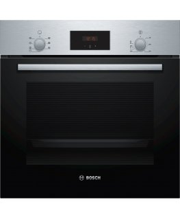 Bosch Serie 2 HBF133BR0 orkaitė 66 L Juoda, Nerūdijančiojo plieno