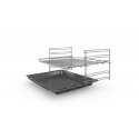Bosch Serie 2 HBF133BR0 ahi 66 l Must, Roostevaba teras Bosch Serie 2 HBF133BR0 ahi 66 l Must, Roostevaba teras