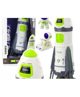 Lean Toys Kosmosa kuģis ar kosmonautu figūrām un gaismas un skaņas efektiem